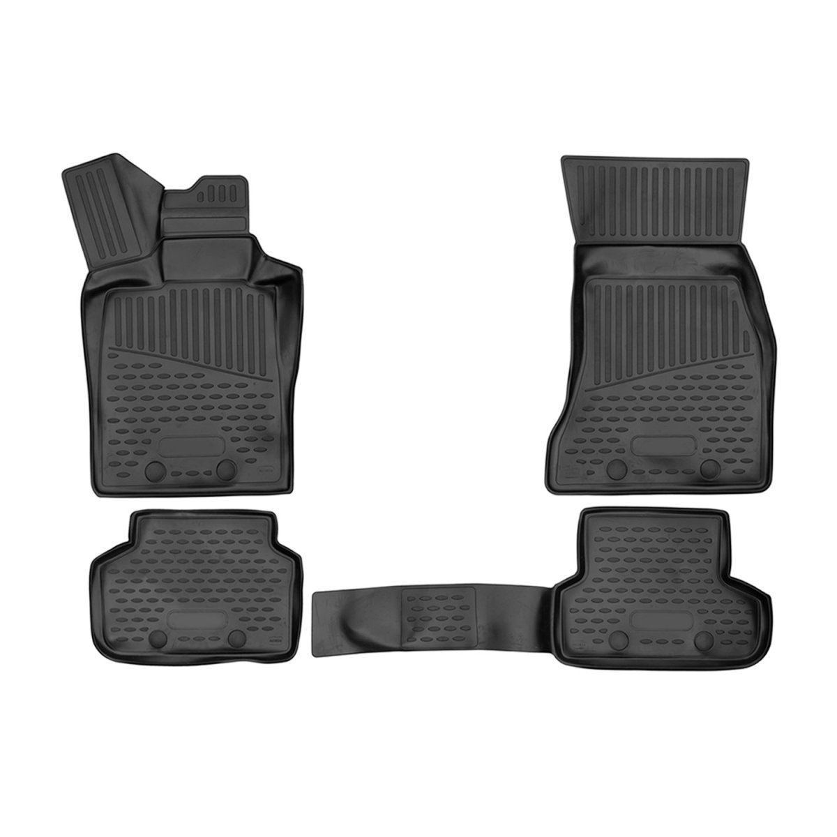 BMW 7 SERIES G11 Floor Mats - Omac - Rubber TPE - Black - '15-'22